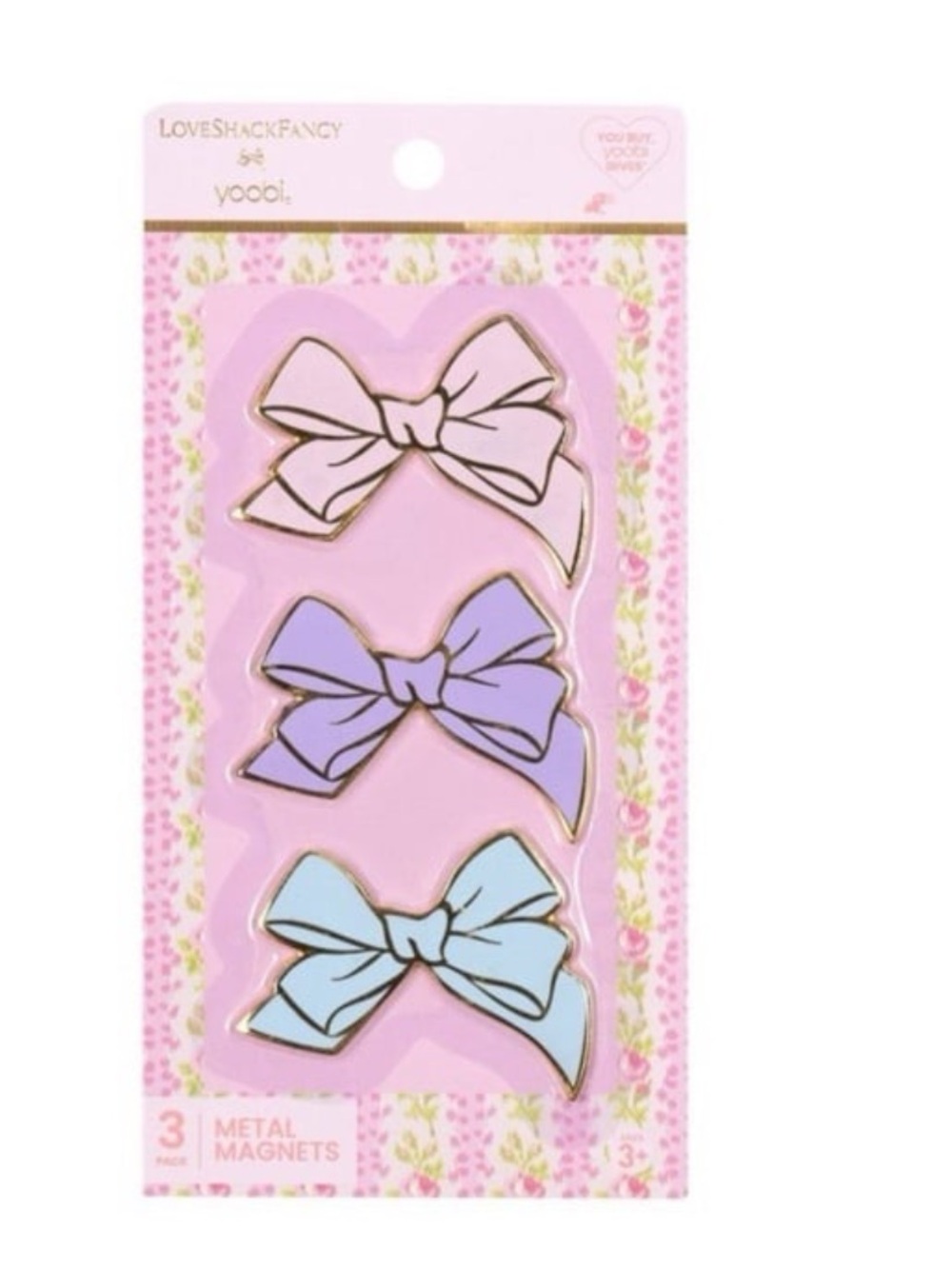 LoveShackFancy × Target - Yoobi 3pk
Magnets Bows